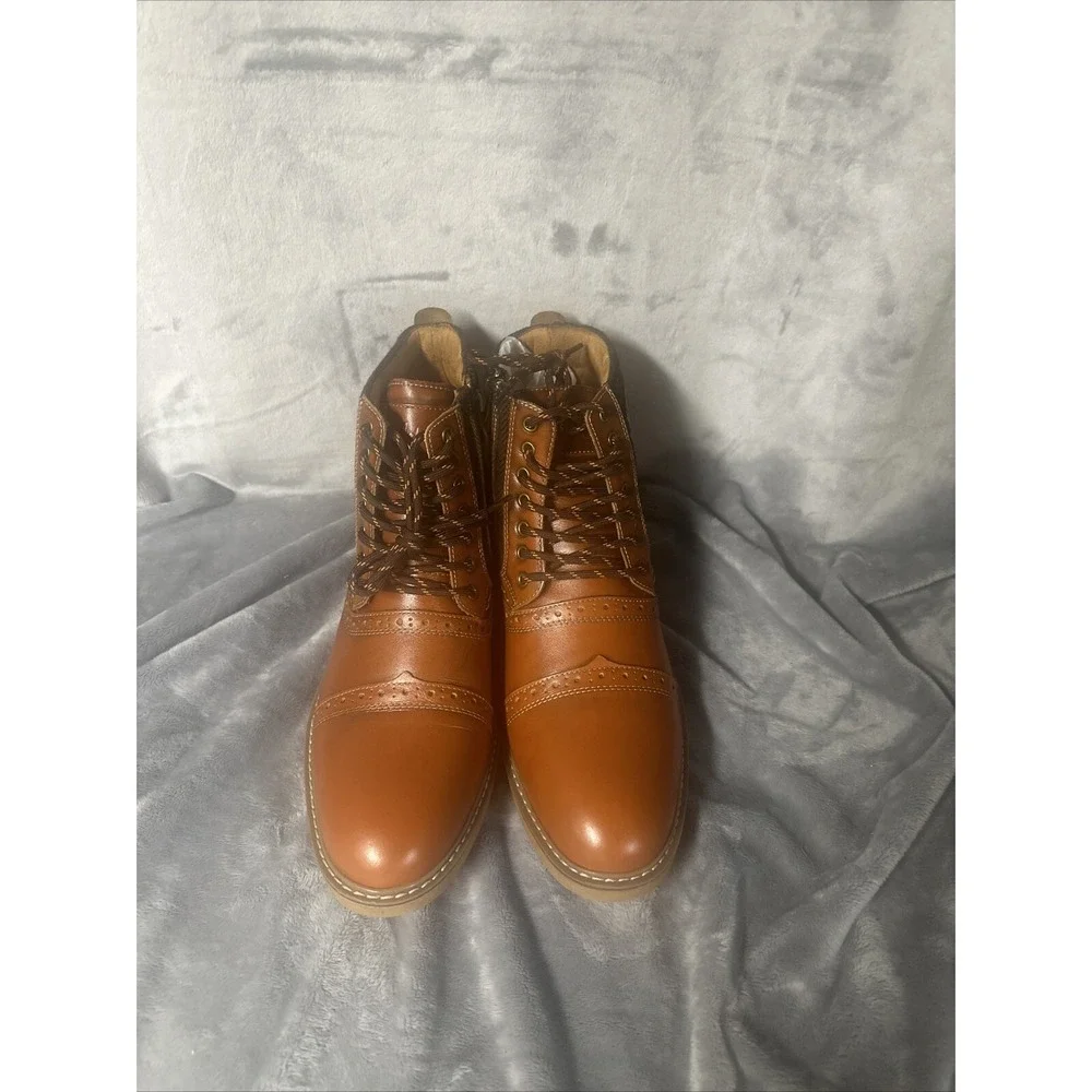 Arkbird Mens Chelsea Boots, Stylish and Comfort Leather Oxford Boots Sz 10